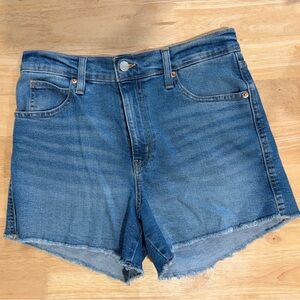 Levis Blue Jean Denim Cutoff Style Shorts